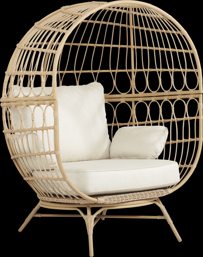 Catalina Natural Outdoor Egg Chair - Thumbnail - Image 1