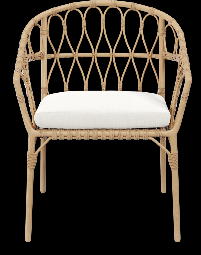 Catalina Natural 5 Pc Round Outdoor Dining Set - Thumbnail - Image 7