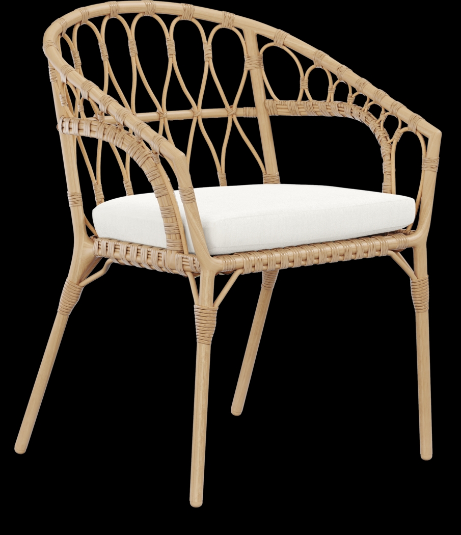 Catalina Natural 5 Pc Round Outdoor Dining Set - Thumbnail - Image 6