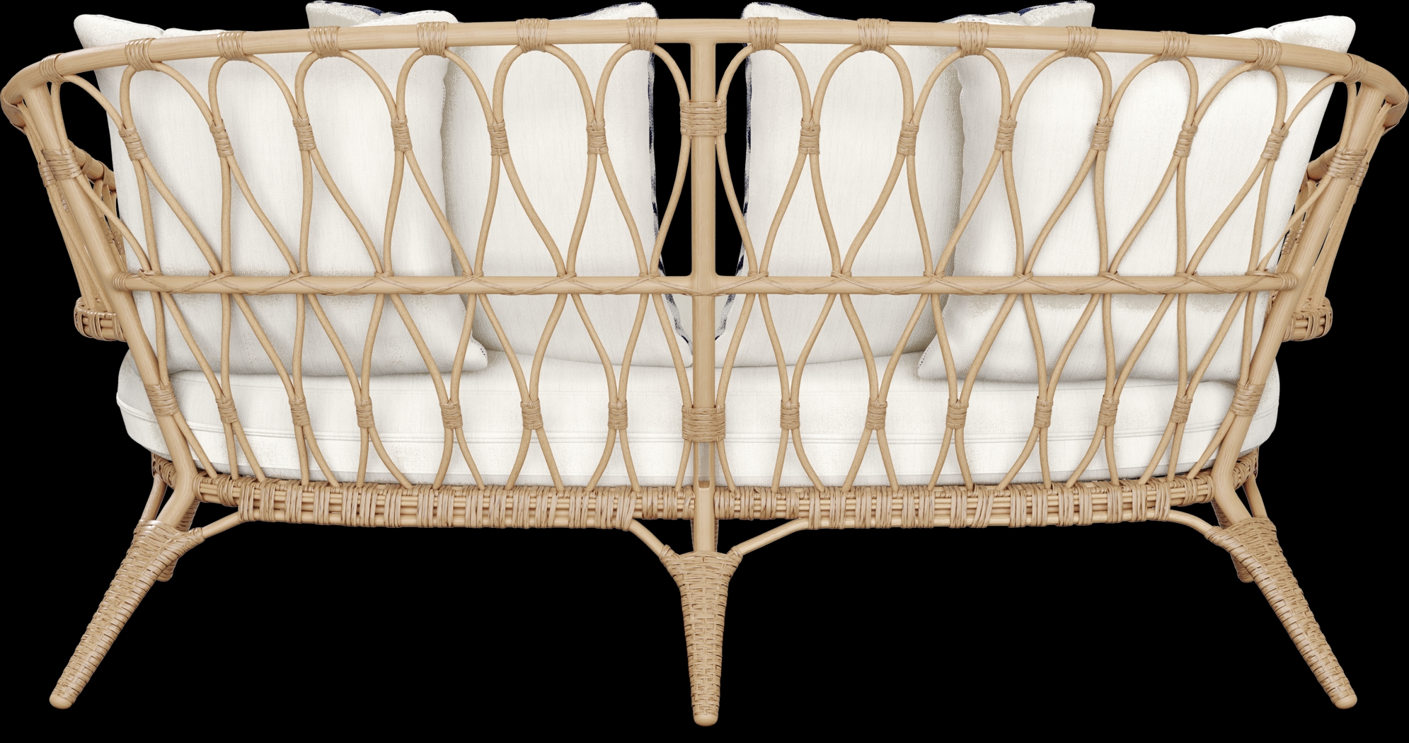 Catalina Natural Outdoor Loveseat - Thumbnail - Image 4