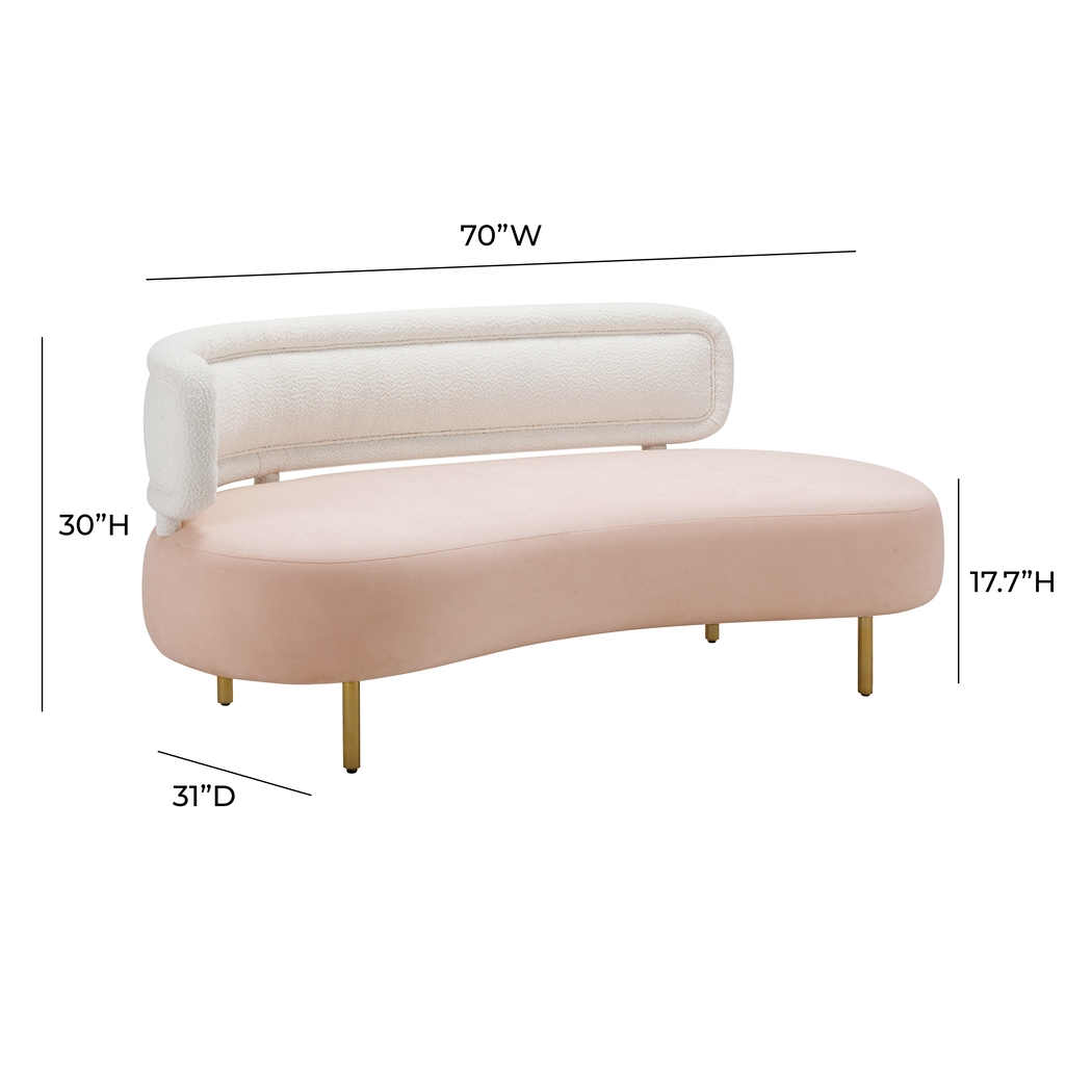 Catawissa Blush Sofa - Thumbnail - Image 8