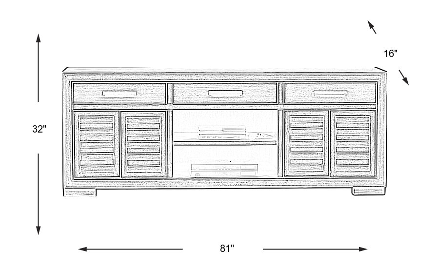 Dimension Image. Please refer to the Dimension Tab on this page for dimension details.
