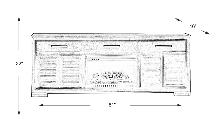 Dimension Image. Please refer to the Dimension Tab on this page for dimension details.