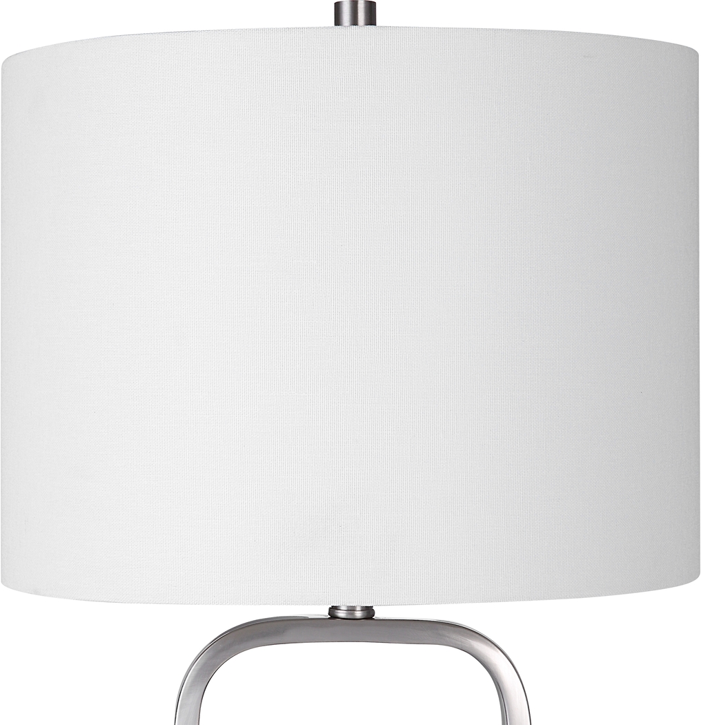 Caton Bend Nickel Lamp - Thumbnail - Image 4