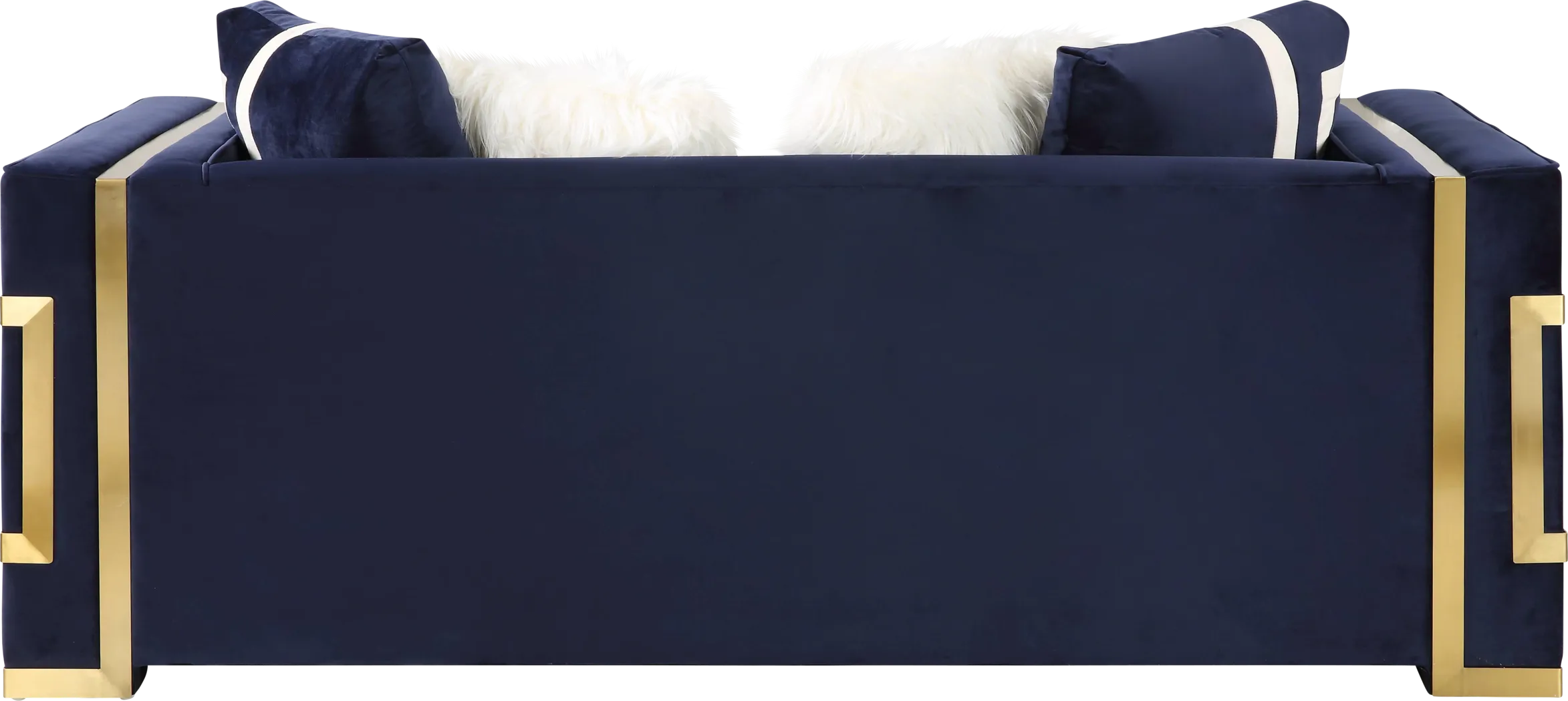 Catowba Blue Loveseat with Four Pillows - Thumbnail - Image 5