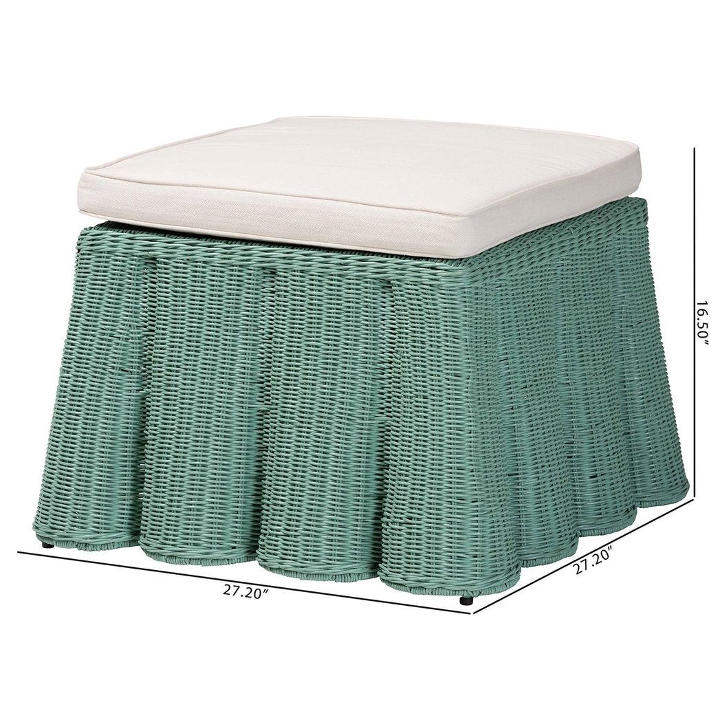 Caudleslake Green Ottoman - Thumbnail - Image 6