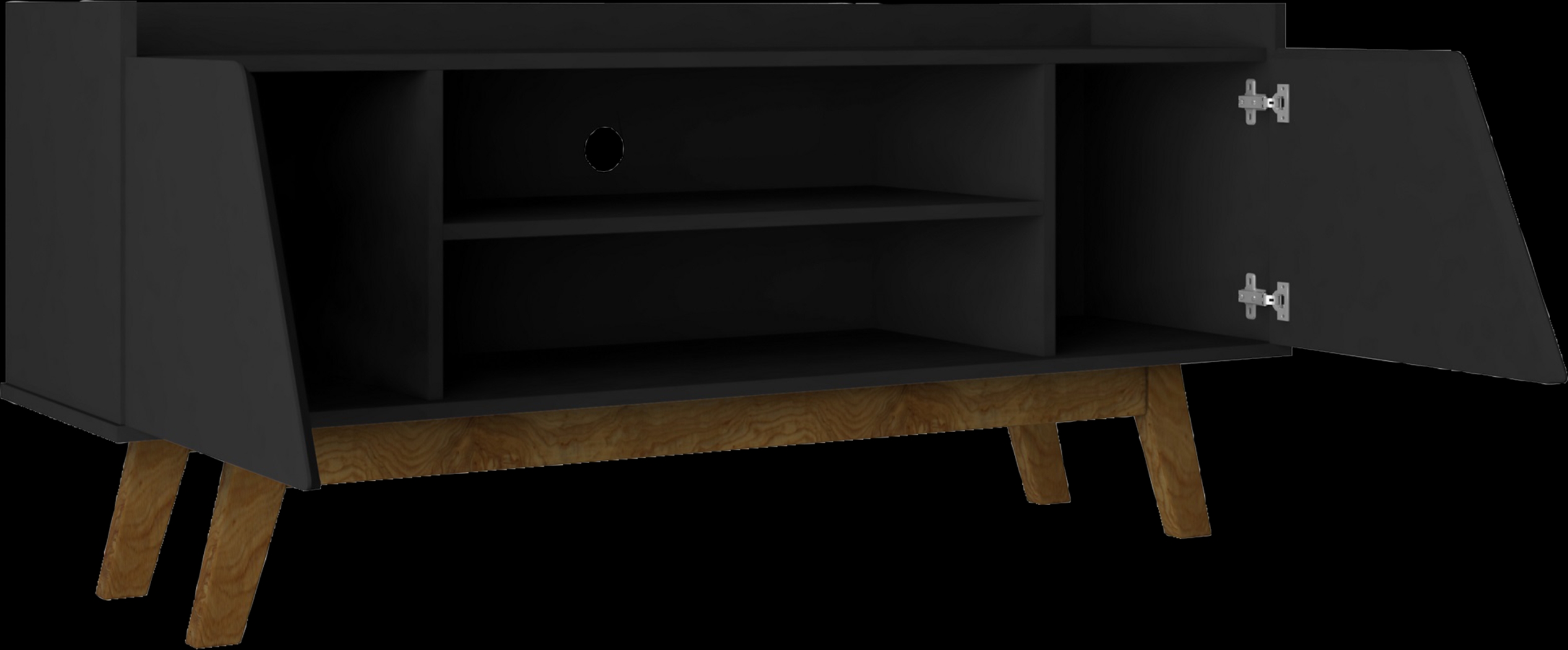 Caughey I Black 53.5 in. Console - Thumbnail - Image 6