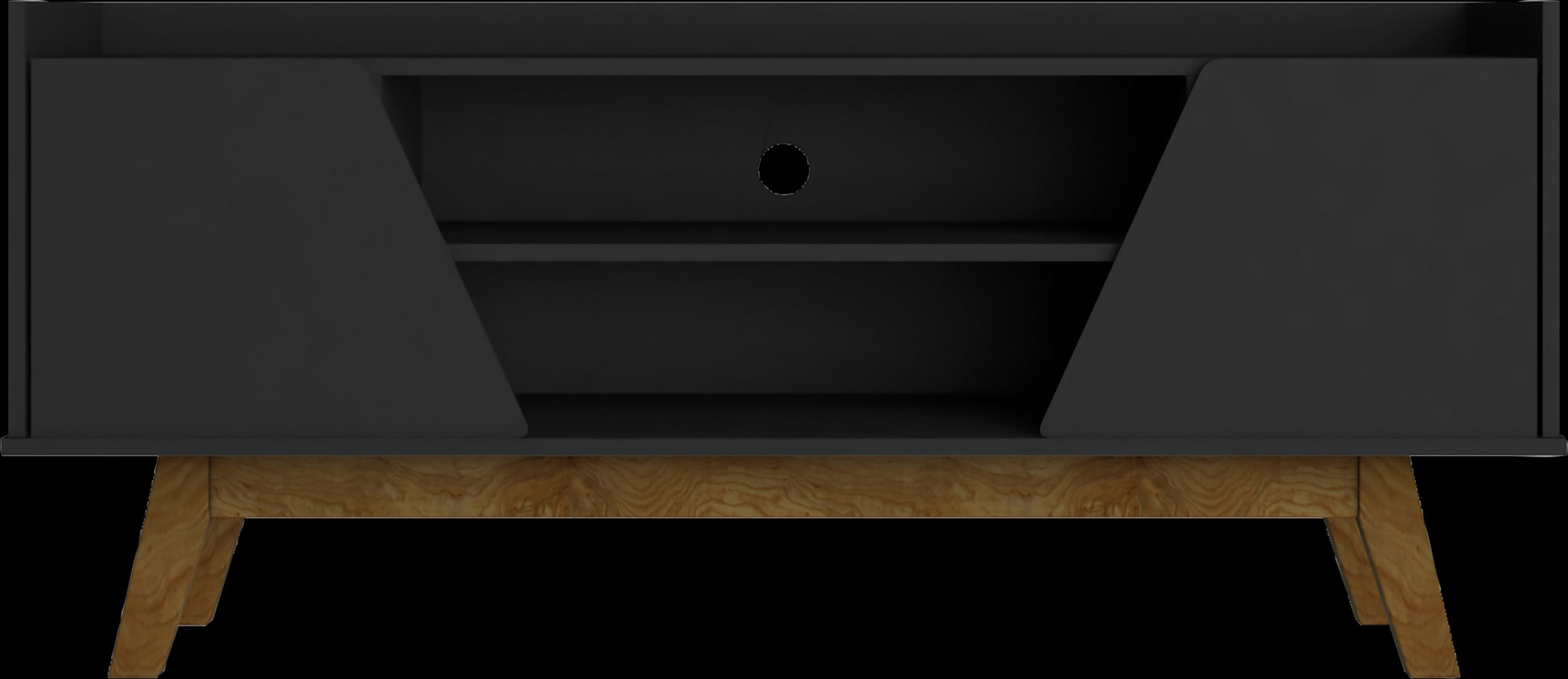 Caughey I Black 53.5 in. Console - Thumbnail - Image 1