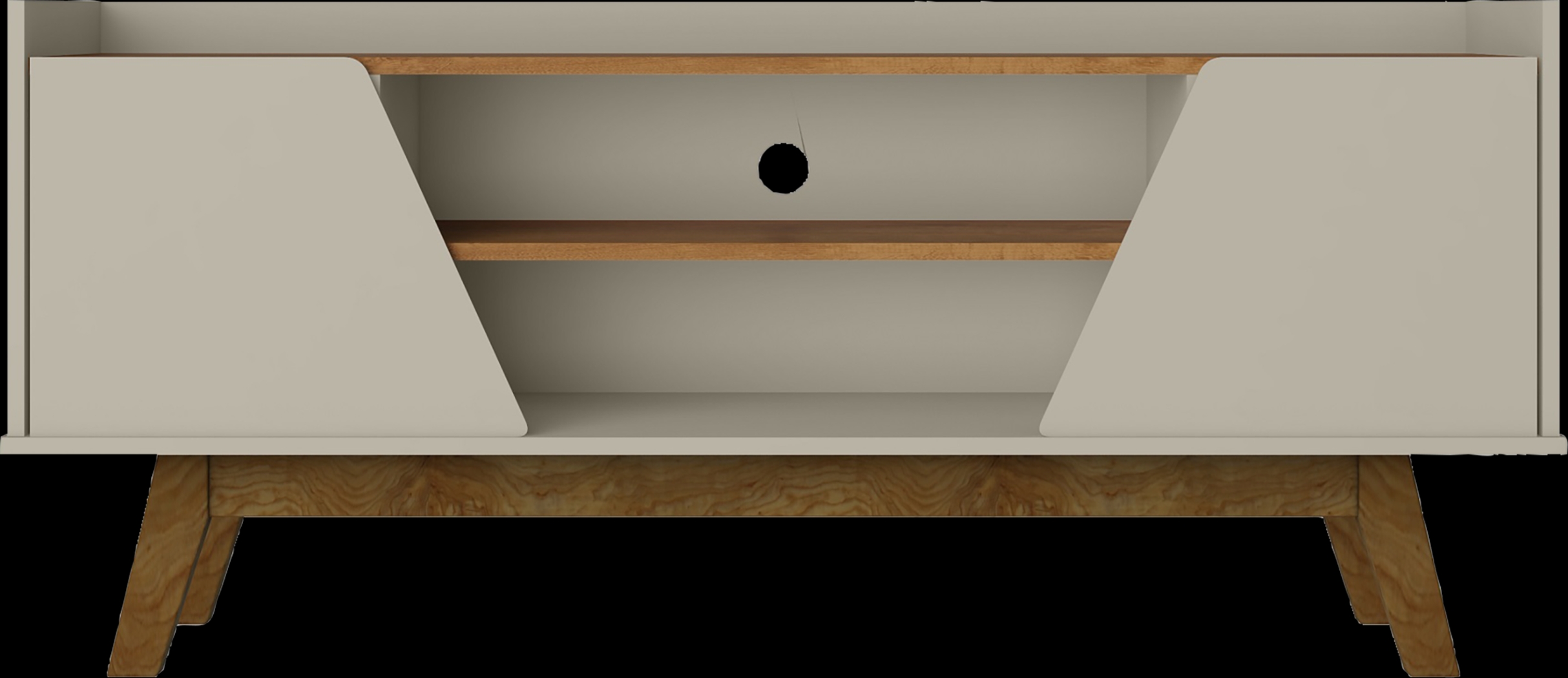 Caughey I Off-White 53.5 in. Console - Thumbnail - Image 1