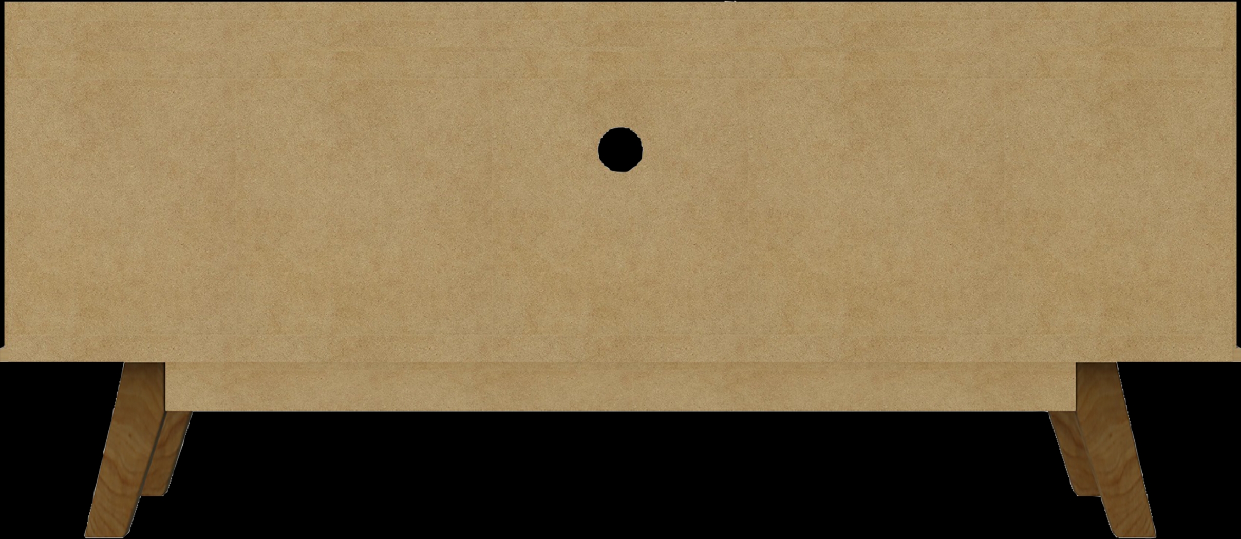 Caughey I White 53.5 in. Console - Thumbnail - Image 3