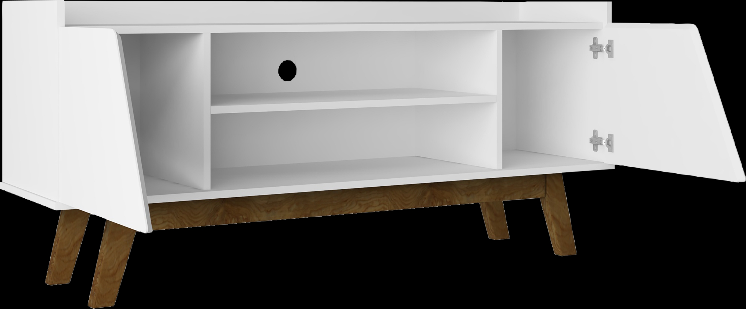 Caughey I White 53.5 in. Console - Thumbnail - Image 4