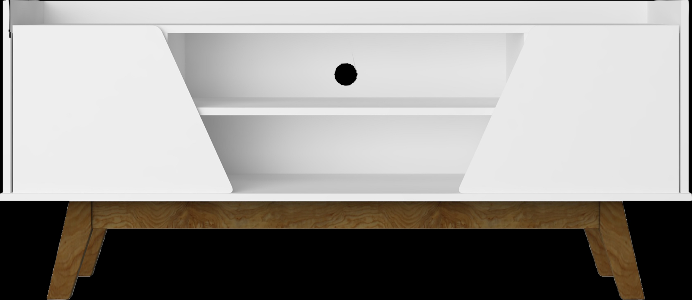 Caughey I White 53.5 in. Console - Thumbnail - Image 1