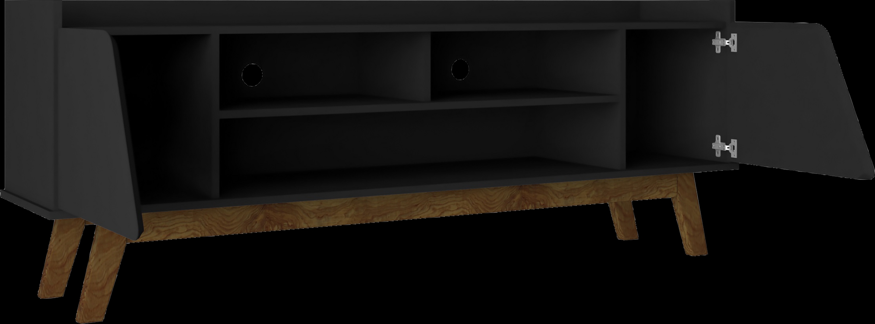 Caughey II Black 63 in. Console - Thumbnail - Image 4