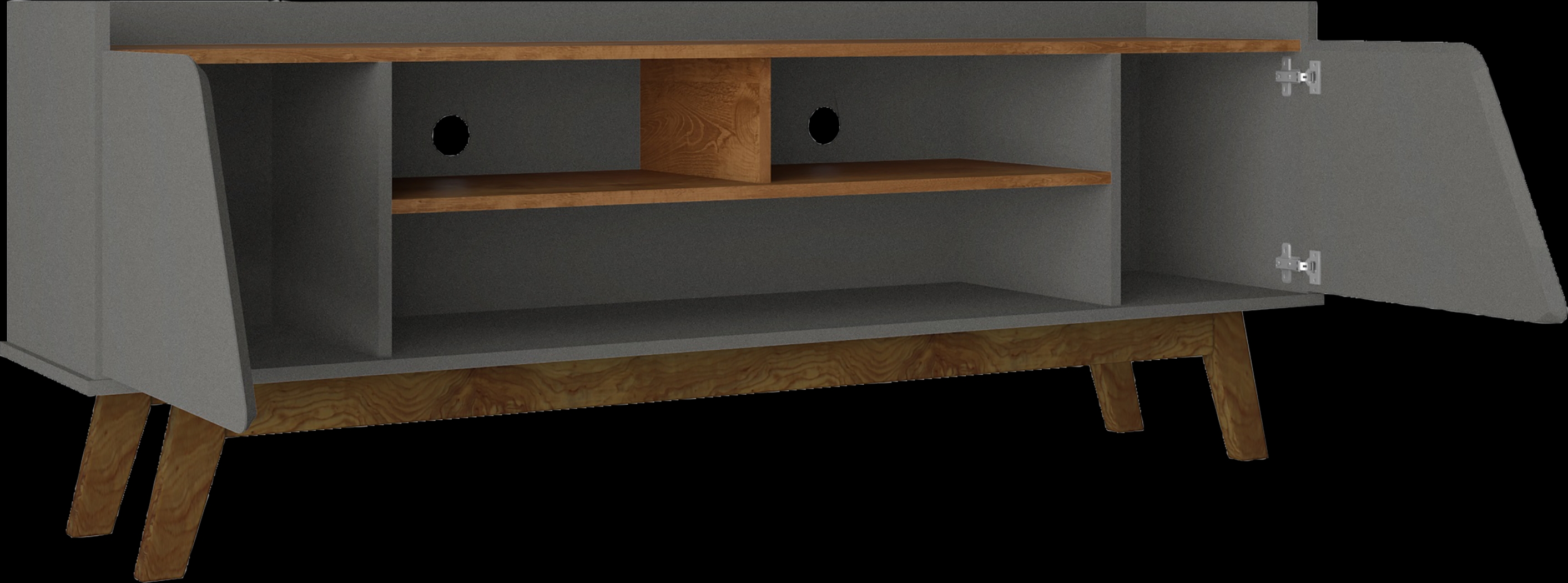 Caughey II Gray 63 in. Console - Thumbnail - Image 5