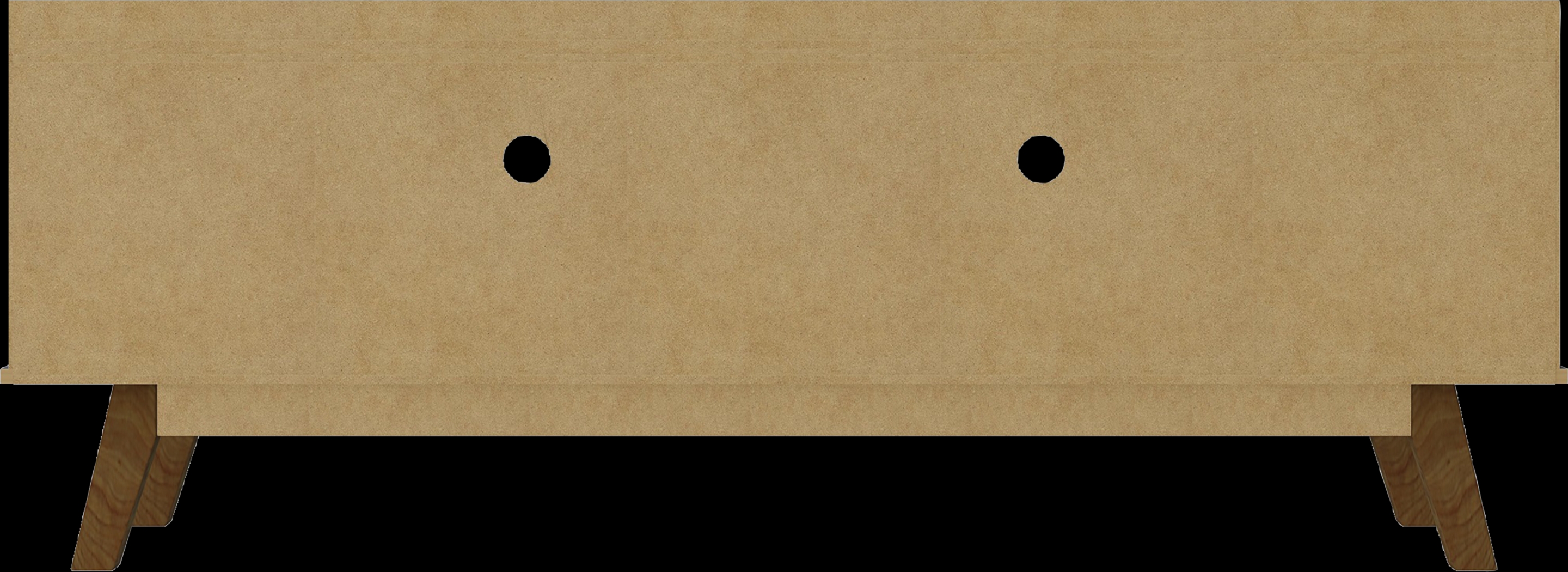 Caughey II White 63 in. Console - Thumbnail - Image 3