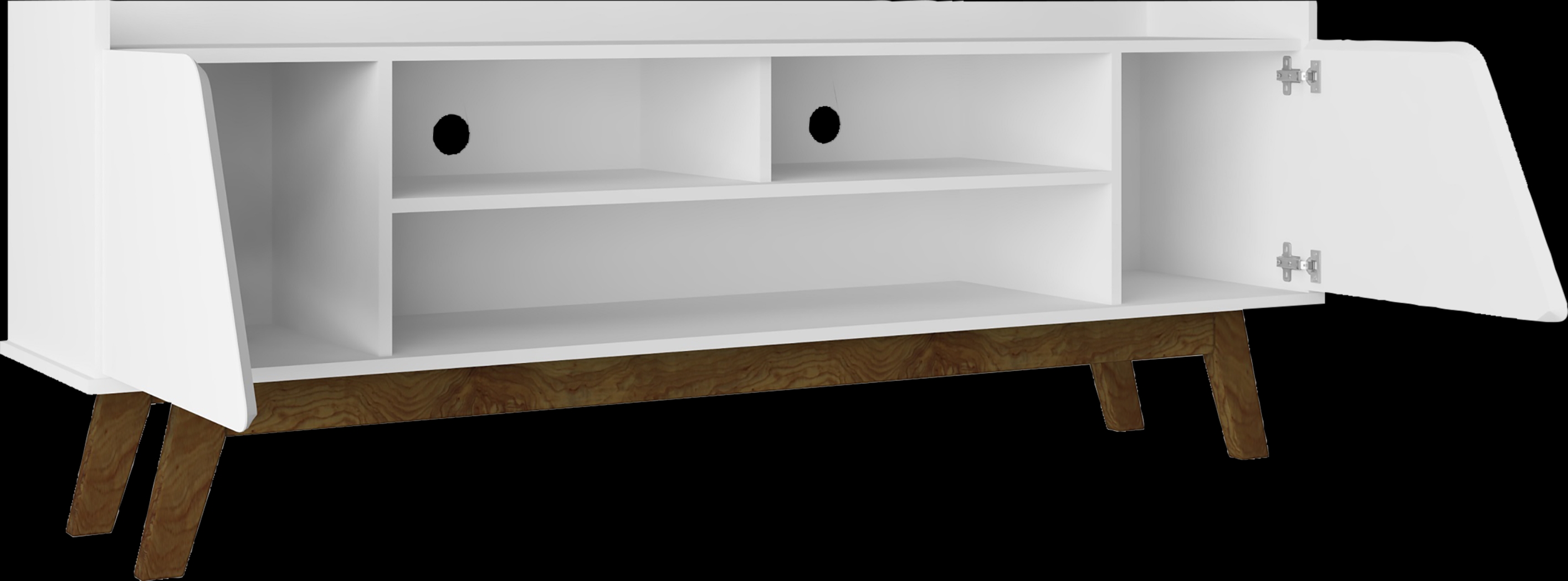 Caughey II White 63 in. Console - Thumbnail - Image 5