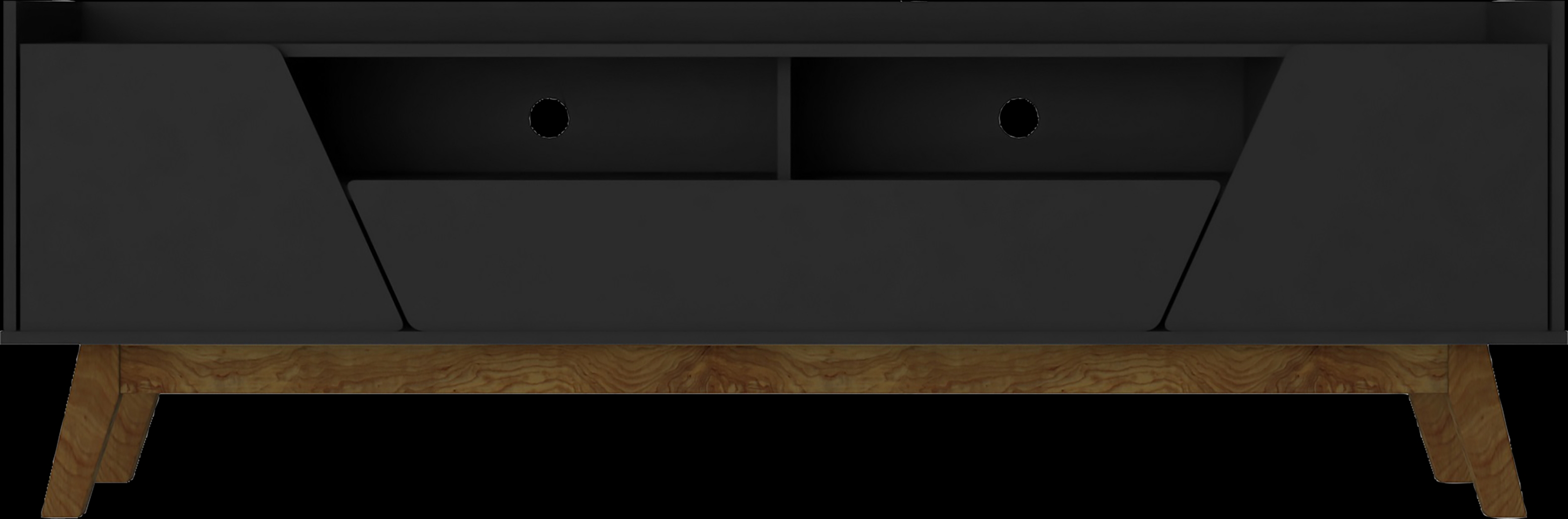 Caughey III Black 71 in. Console - Thumbnail - Image 1