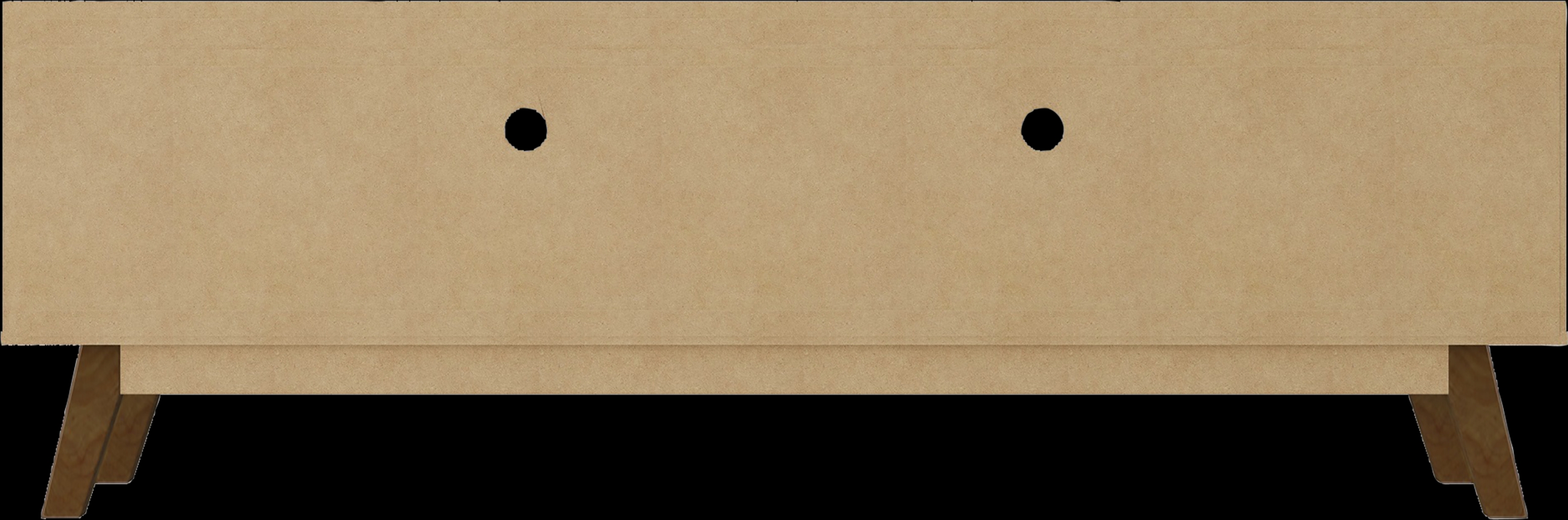 Caughey III Off-White 71 in. Console - Thumbnail - Image 3