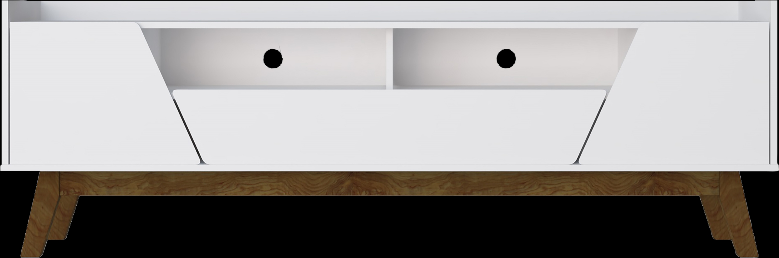 Caughey III White 71 in. Console - Thumbnail - Image 1