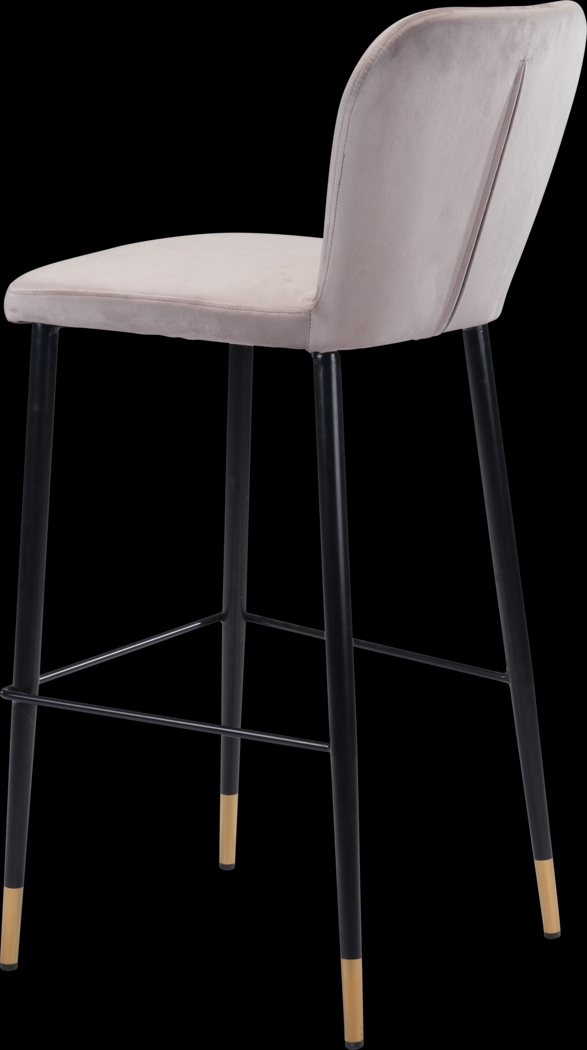 Cauldwell Gray Bar Height Stool, Set of 2 - Thumbnail - Image 7