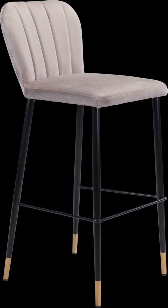 Cauldwell Gray Bar Height Stool, Set of 2 - Thumbnail - Image 8