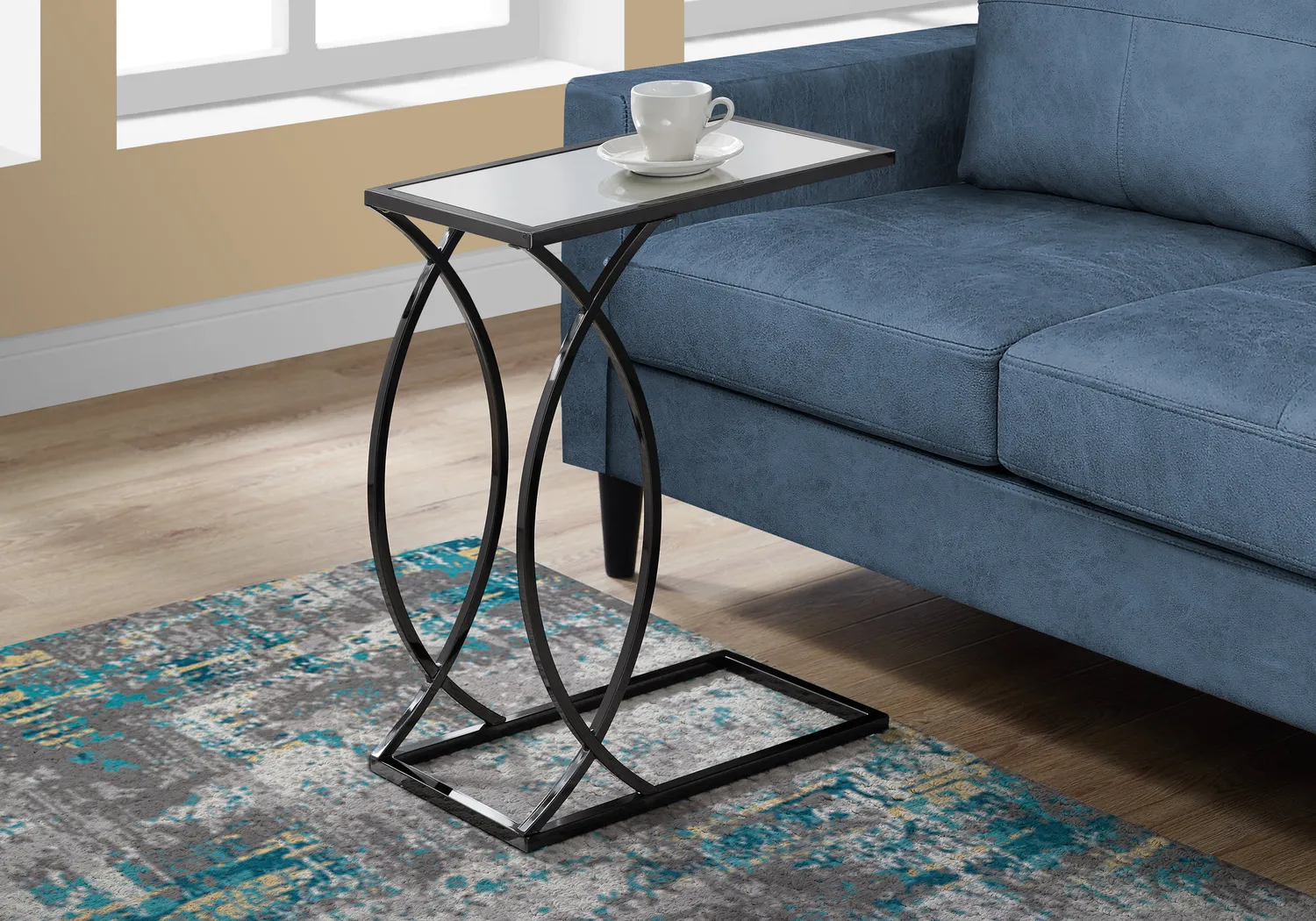 Cauley Black Accent Table - Thumbnail - Image 2