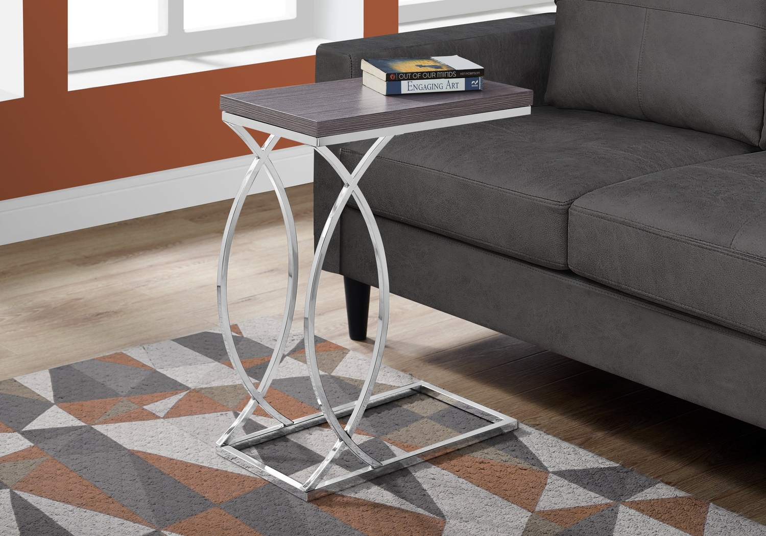 Cauley Charcoal Accent Table - Thumbnail - Image 2
