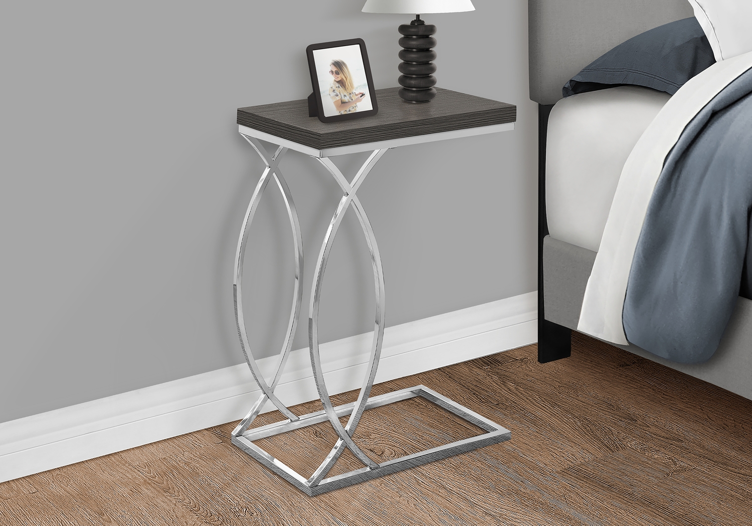 Cauley Charcoal Accent Table - Thumbnail - Image 3