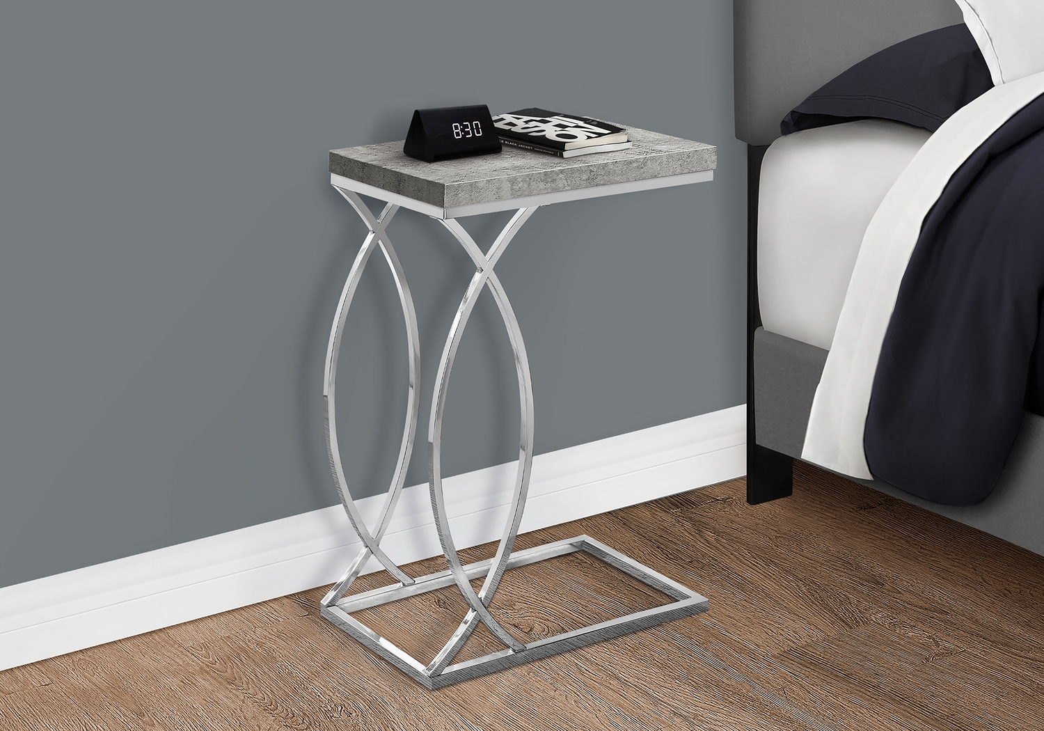 Cauley Gray Accent Table - Thumbnail - Image 3