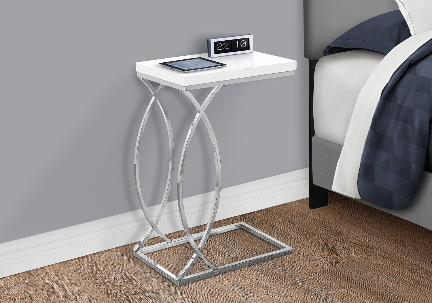 Cauley White Accent Table - Thumbnail - Image 3