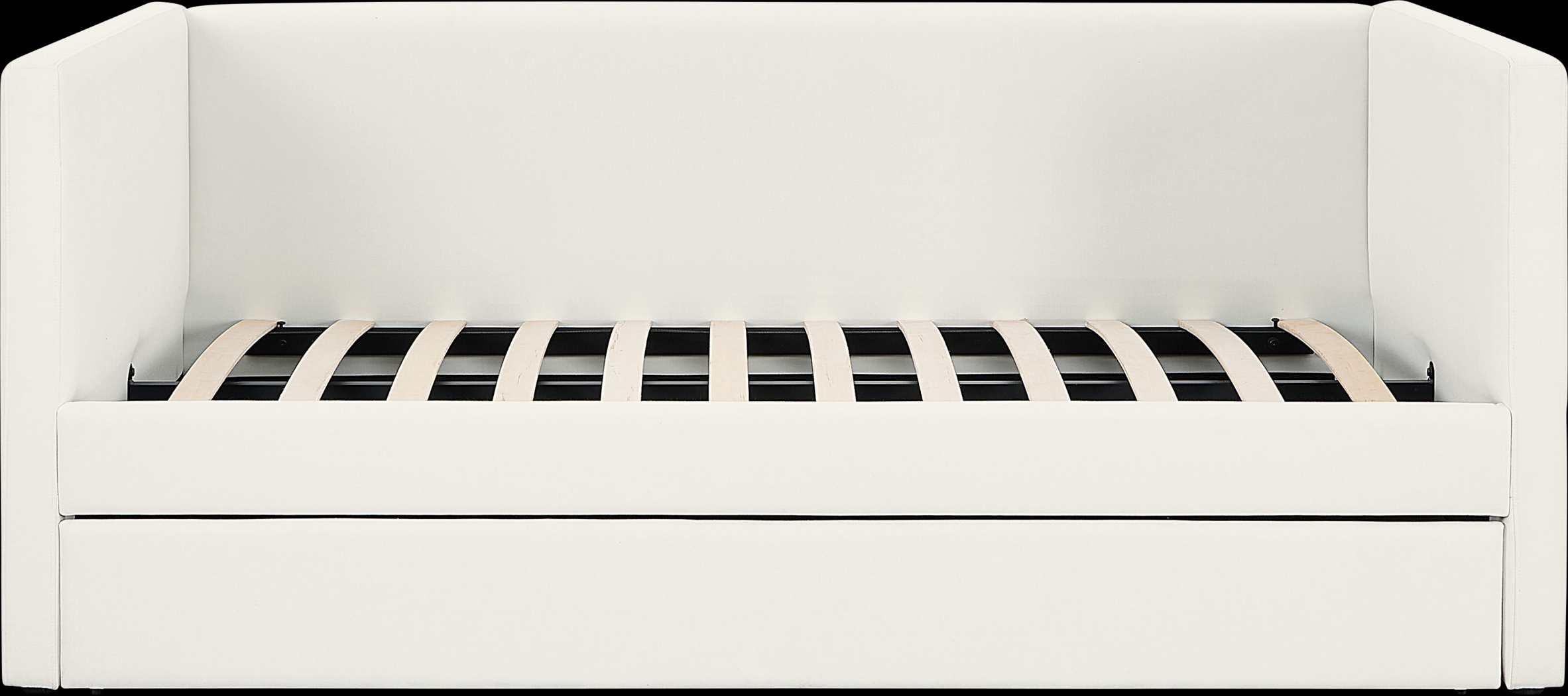 Caulfieldy Cream Twin Daybed with Trundle - Thumbnail - Image 4