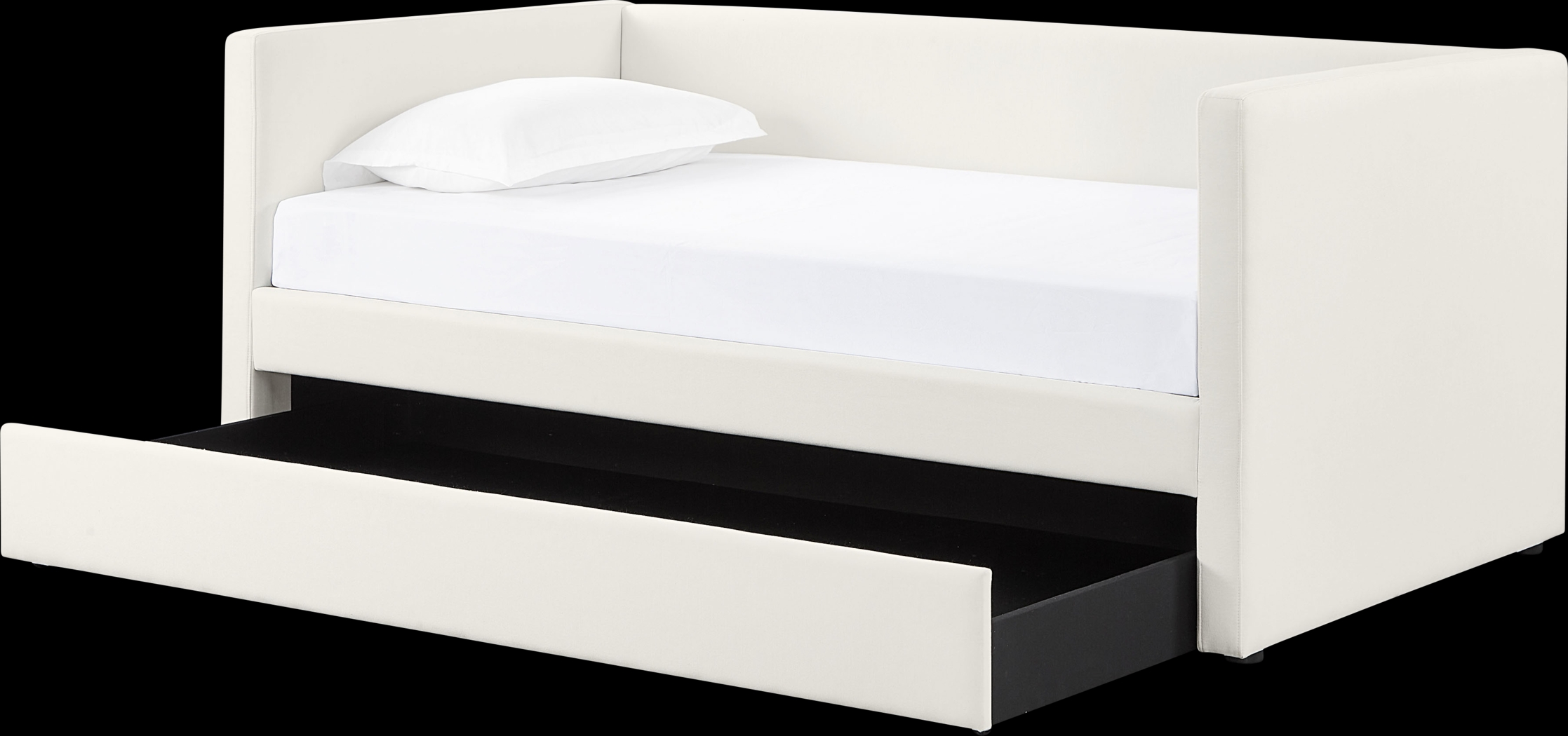Caulfieldy Cream Twin Daybed with Trundle - Thumbnail - Image 6