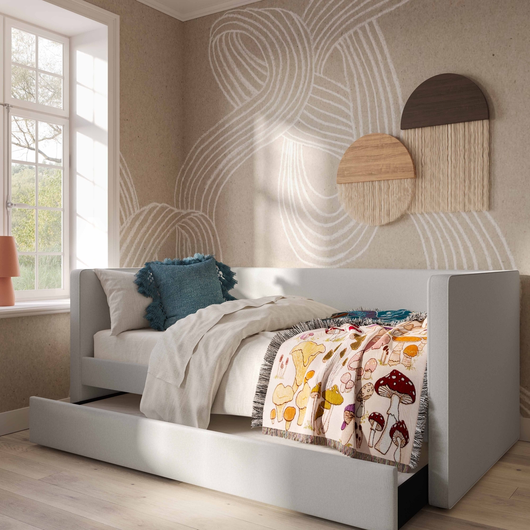 Caulfieldy Gray Twin Daybed with Trundle - Thumbnail - Image 2