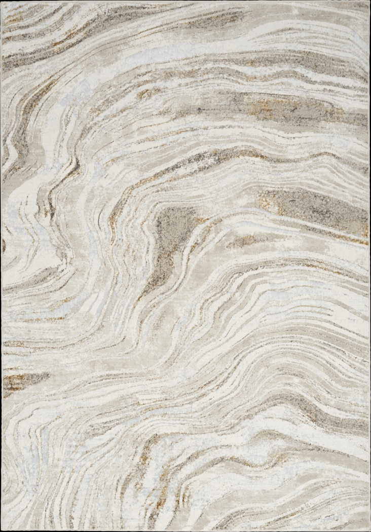 Caulgan Gray/Gold 5'3 x 7'3 Rug - Thumbnail - Image 1