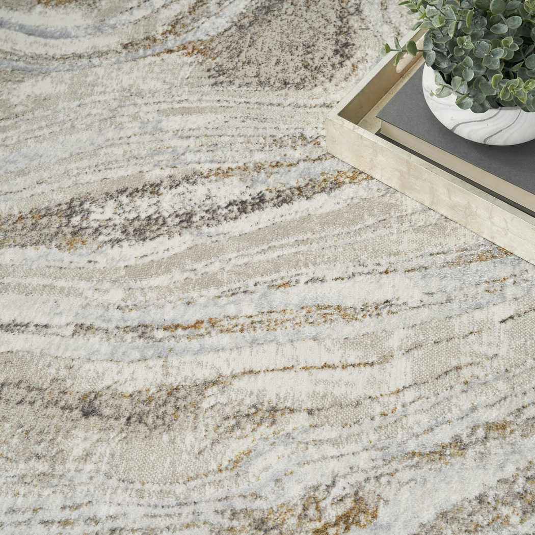 Caulgan Gray/Gold 9' x 12' Rug - Thumbnail - Image 7