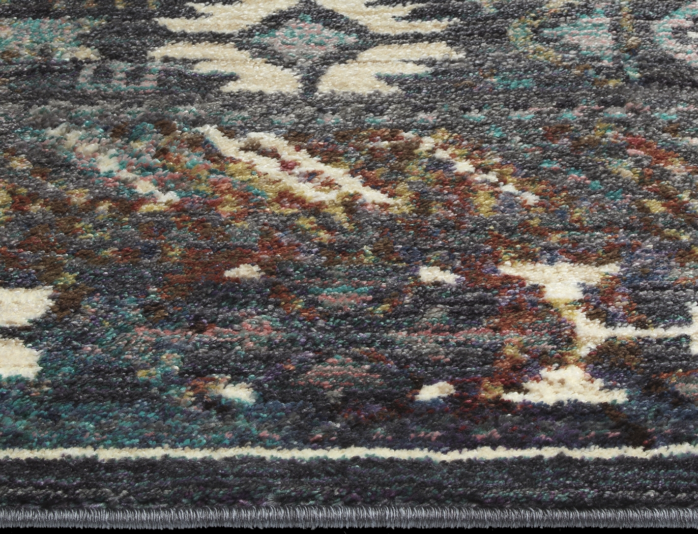 Cauna Navy 5'3 x 7'10 Rug - Thumbnail - Image 4