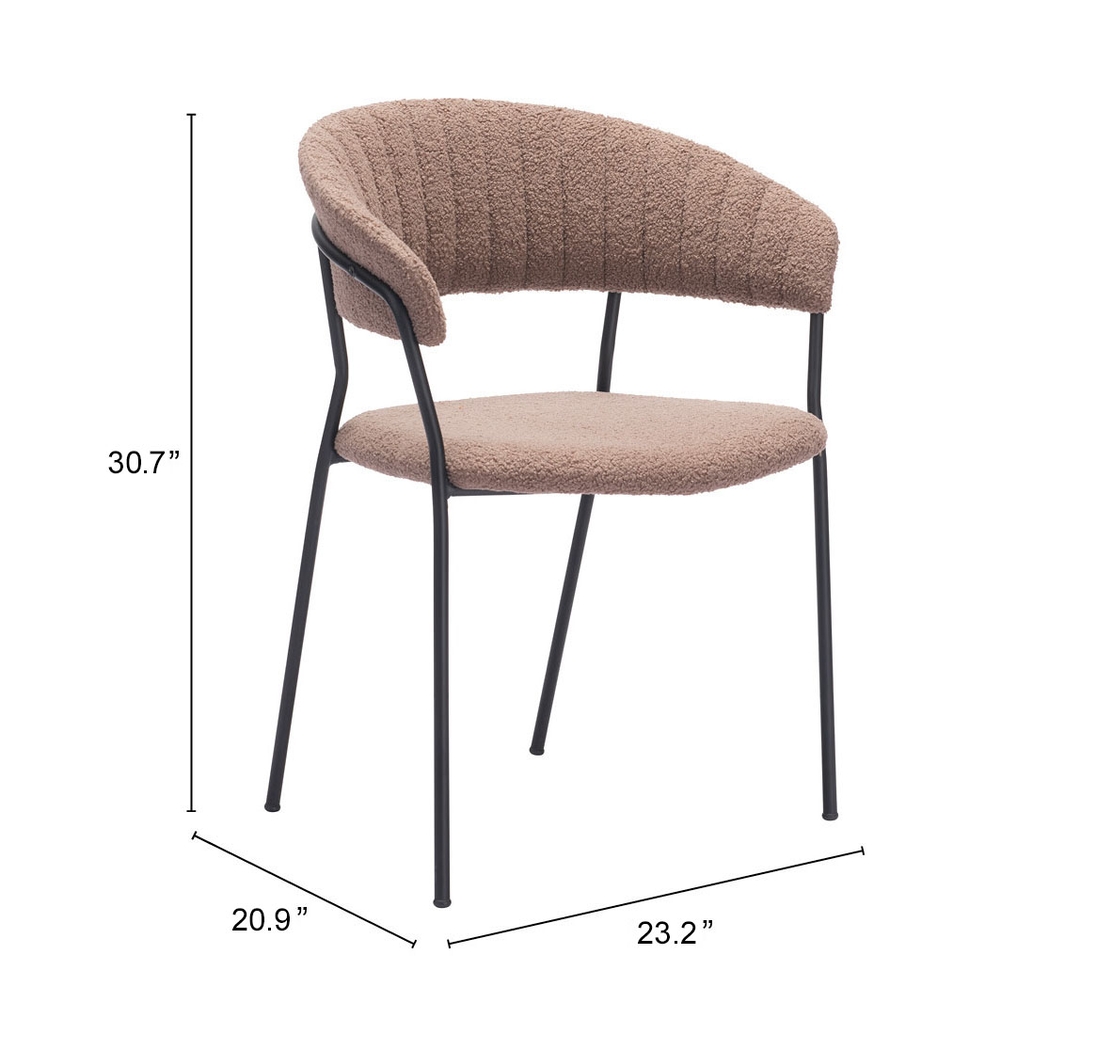 Causbie Brown Side Chair, Set of 2 - Thumbnail - Image 9