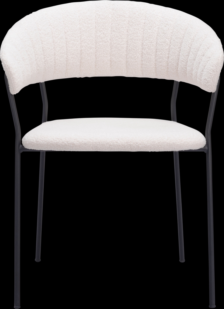 Causbie White Side Chair, Set of 2 - Thumbnail - Image 4