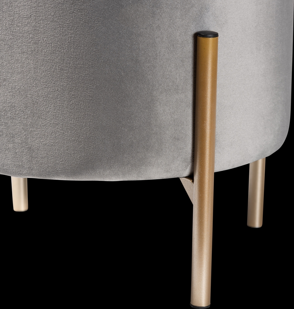 Causton Gray Ottoman - Thumbnail - Image 4