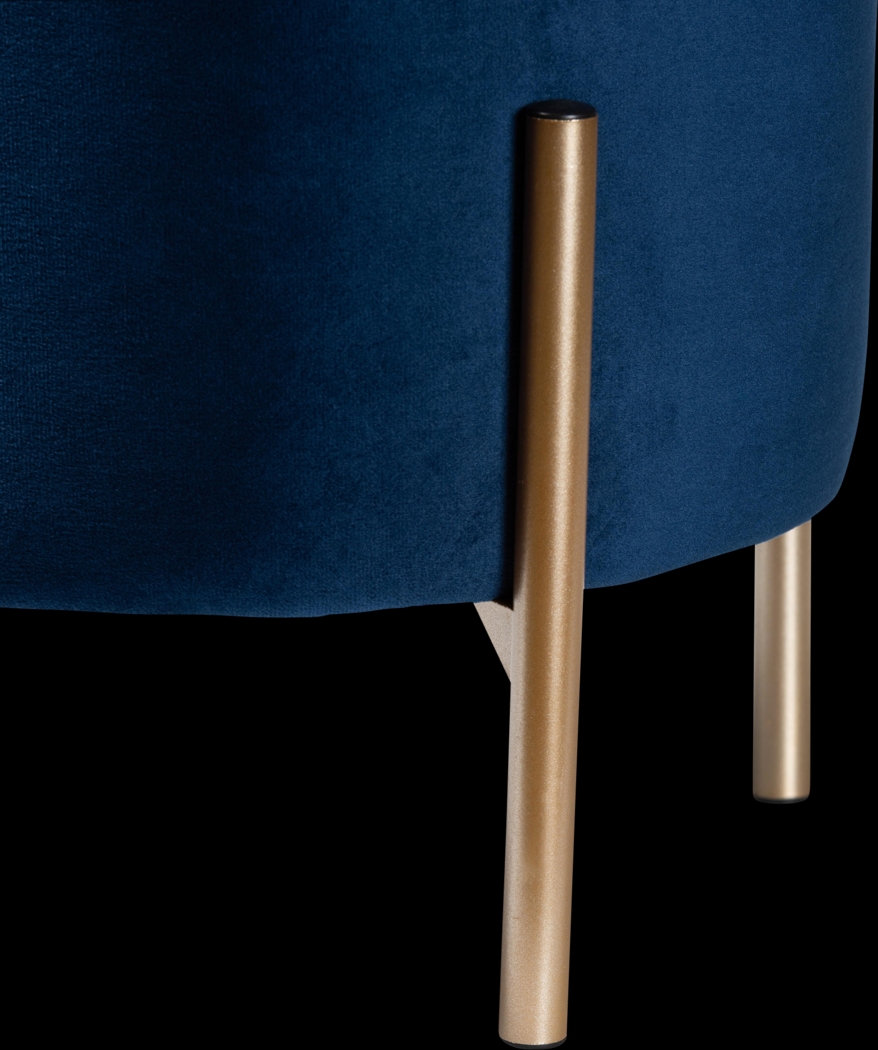 Causton Navy Ottoman - Thumbnail - Image 4