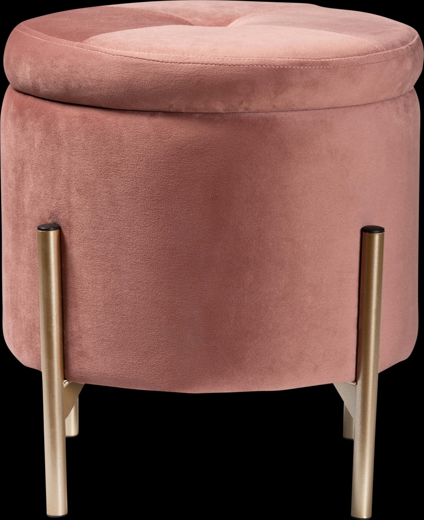Causton Pink Ottoman - Thumbnail - Image 3