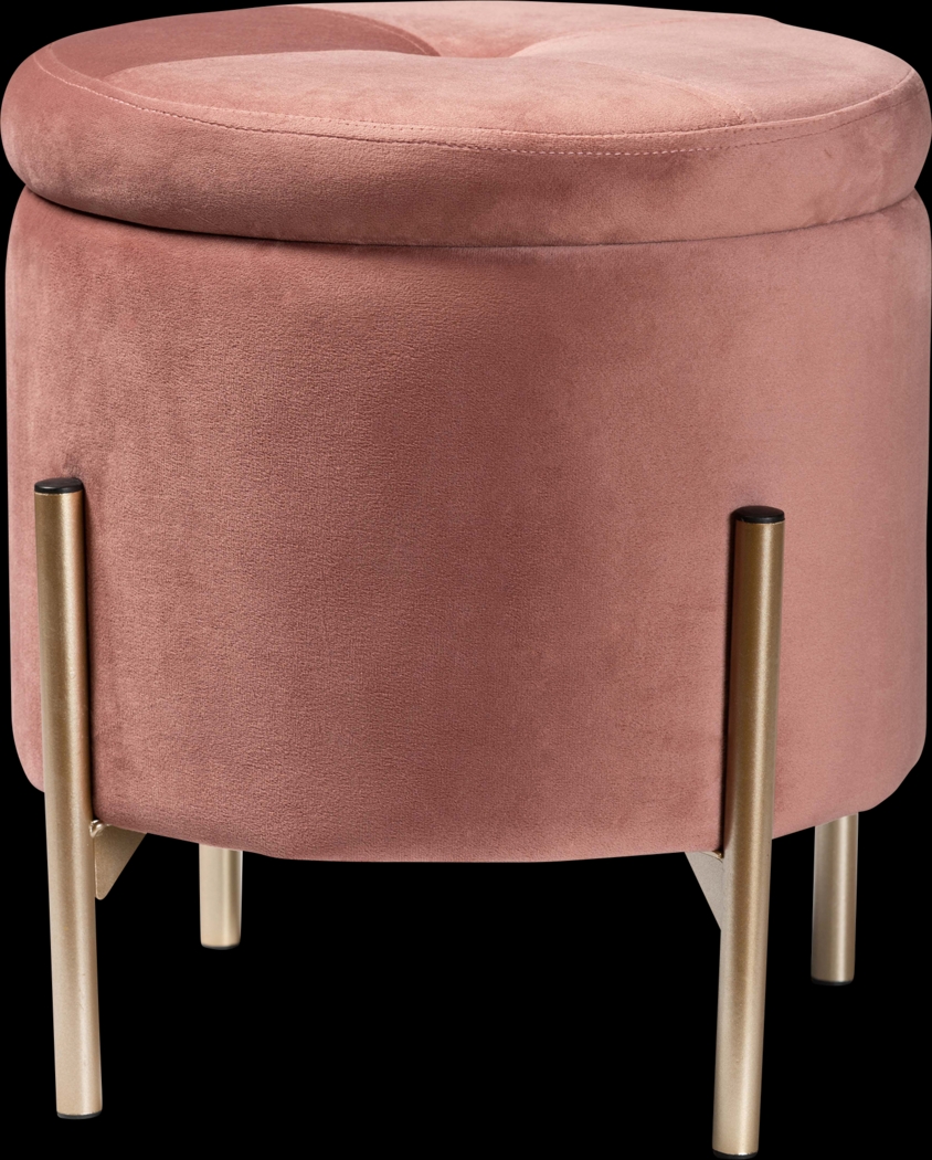 Causton Pink Ottoman - Thumbnail - Image 1