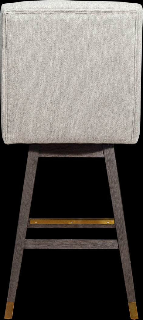 Cauthorn Beige Swivel Bar Stool - Thumbnail - Image 6