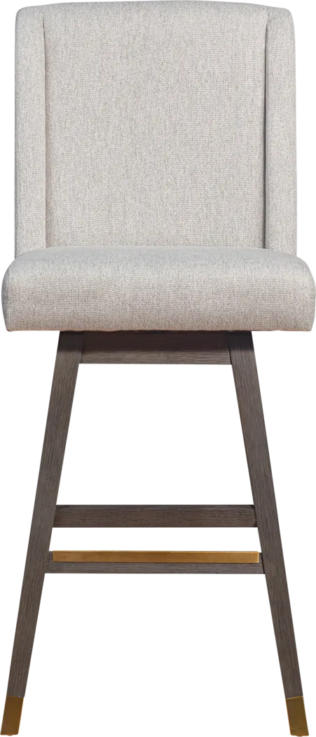 Cauthorn Beige Swivel Barstool - Thumbnail - Image 3