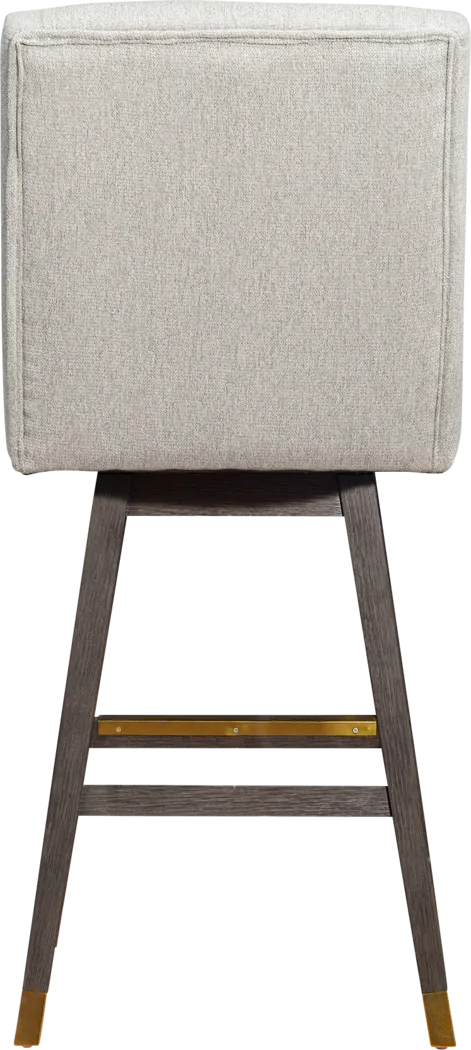 Cauthorn Beige Swivel Barstool - Thumbnail - Image 6