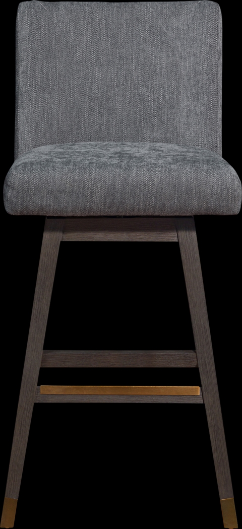 Cauthorn Gray Swivel Barstool - Thumbnail - Image 3
