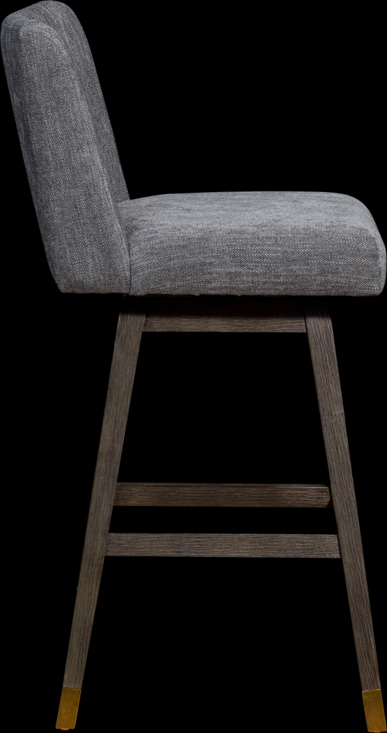 Cauthorn Gray Swivel Barstool - Thumbnail - Image 5