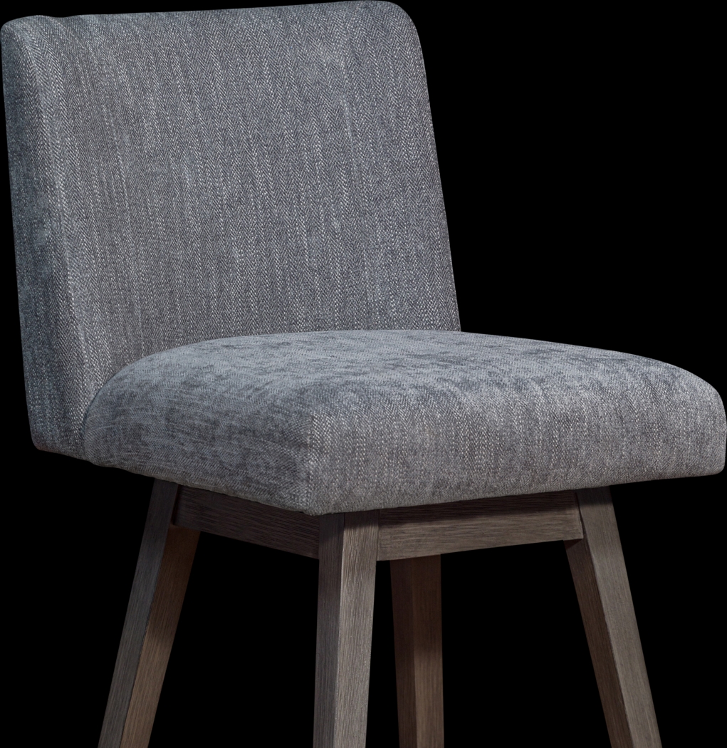 Cauthorn Gray Swivel Barstool - Thumbnail - Image 7