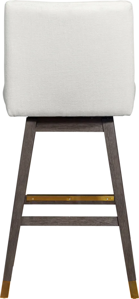 Cauthorn Ivory Swivel Barstool - Thumbnail - Image 6