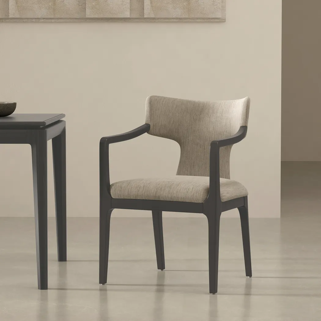 Cautri Gray Arm Chair - Thumbnail - Image 2